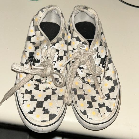 Vans Daisy Print Girls Sneakers - Picture 1 of 6